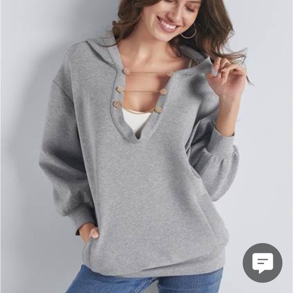 VENUS Sweaters - Venus Grey Hoodie